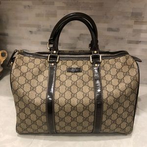 Gucci Signature Boston Bag